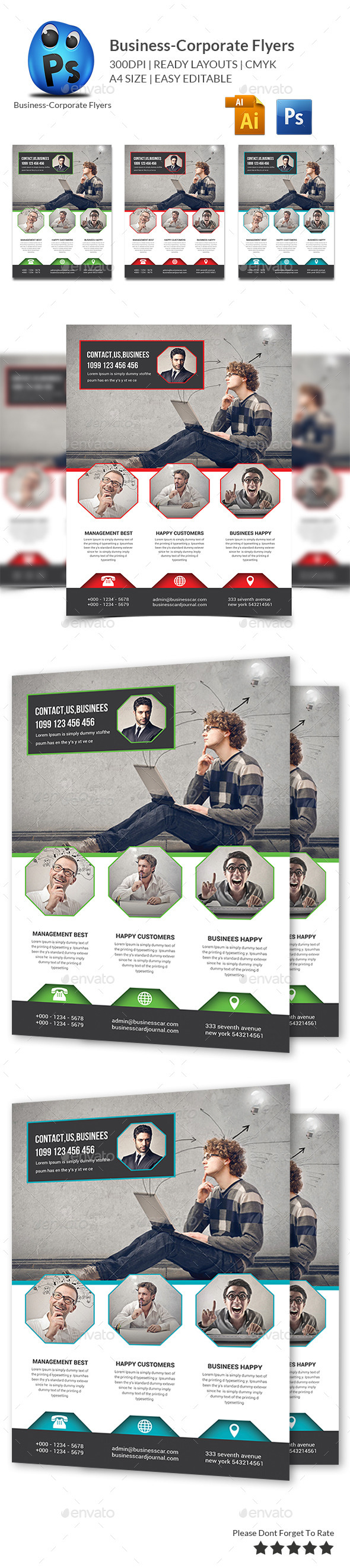 GraphicRiver Corporate Business Flyer Template 10648556 GraphicRiver Corporate Business Flyer Template 10648556