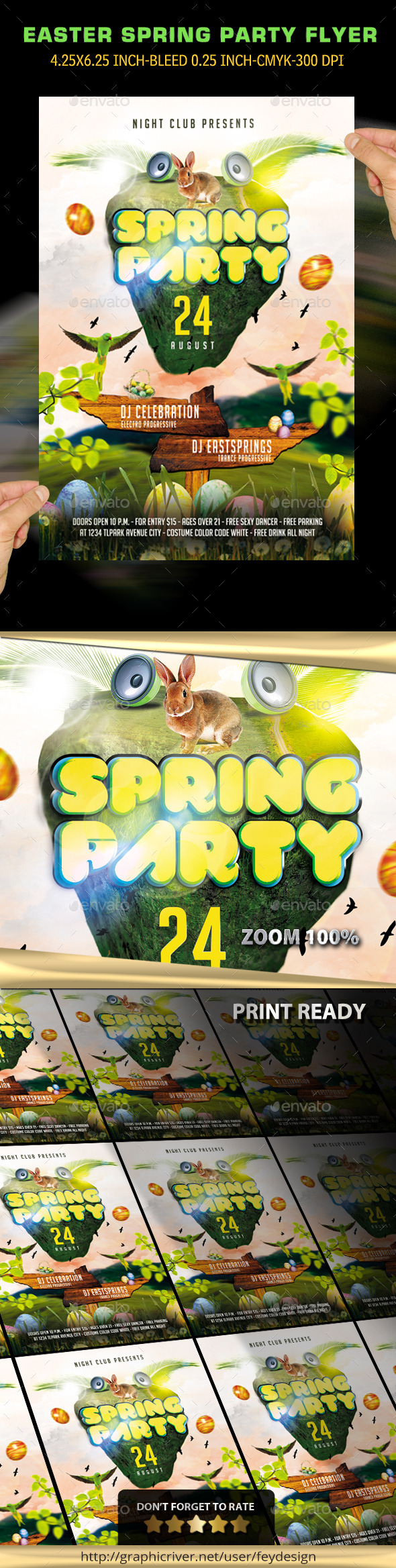GraphicRiver Easter Spring Party Flyer 10648915 GraphicRiver Easter Spring Party Flyer 10648915
