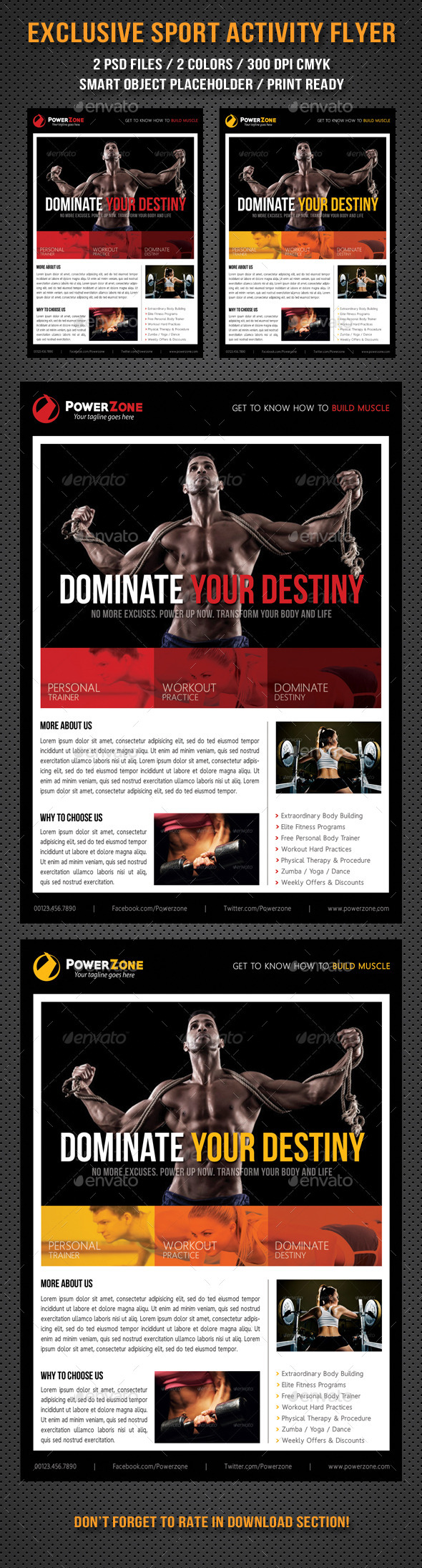 GraphicRiver Sport Multipurpose Flyer 31 10649150 GraphicRiver Sport Multipurpose Flyer 31 10649150