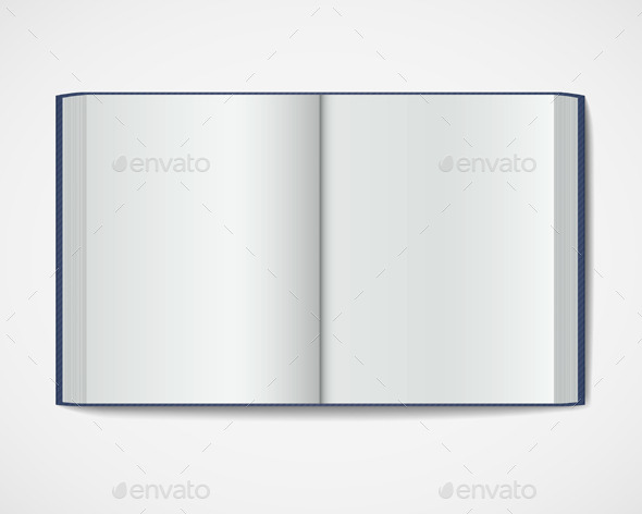 Blank Open Book Blank Open Book