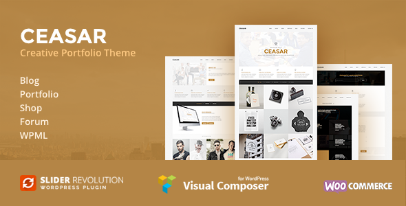 Ceasar - Multipurpose Portfolio WordPress Theme