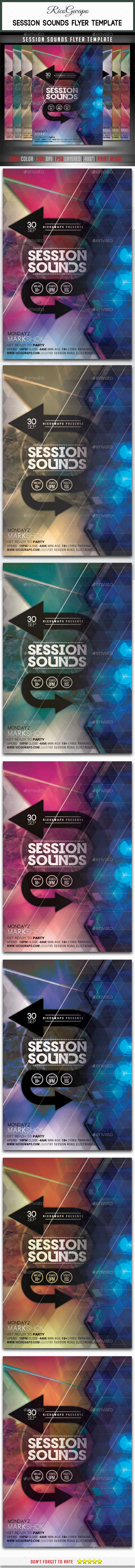 GraphicRiver Session Sounds Flyer Template 10653525 GraphicRiver Session Sounds Flyer Template 10653525