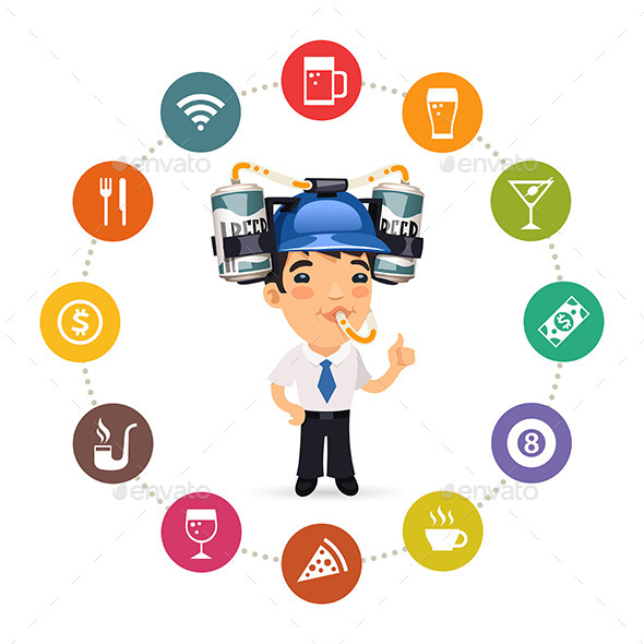 GraphicRiver Manager with Blue Beer Helmet 10635999 GraphicRiver Manager with Blue Beer Helmet 10635999