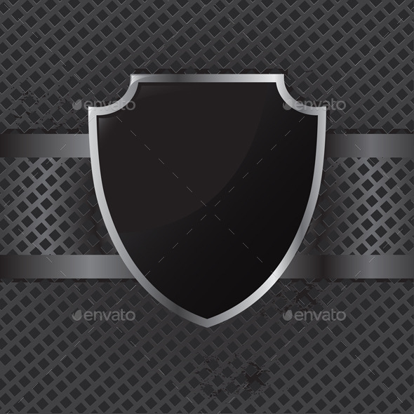 GraphicRiver Black Background with a Shield 10653961 GraphicRiver Black Background with a Shield 10653961