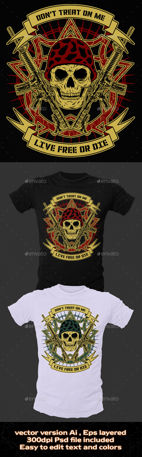 GraphicRiver Military Theme T-shirt Template 10654574 GraphicRiver Military Theme T-shirt Template 10654574