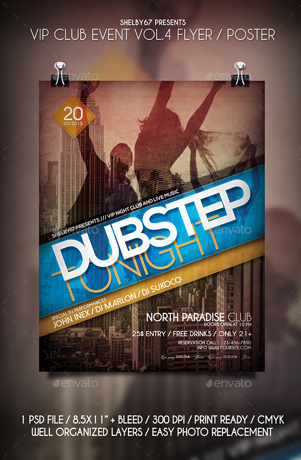 GraphicRiver VIP Club Event Flyer Poster Vol.4 10654916 GraphicRiver VIP Club Event Flyer Poster Vol.4 10654916