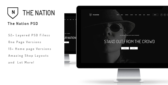 The Nation - Business and Creative PSD