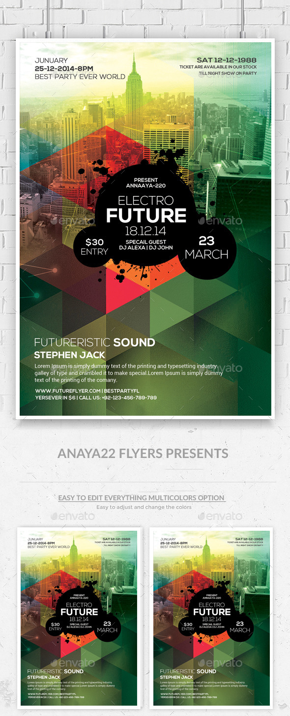 GraphicRiver Modern City Flyer Poster Psd Template 10655590 GraphicRiver Modern City Flyer Poster Psd Template 10655590