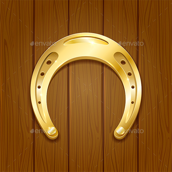 GraphicRiver Horseshoe on Wooden Background 10655637 GraphicRiver Horseshoe on Wooden Background 10655637