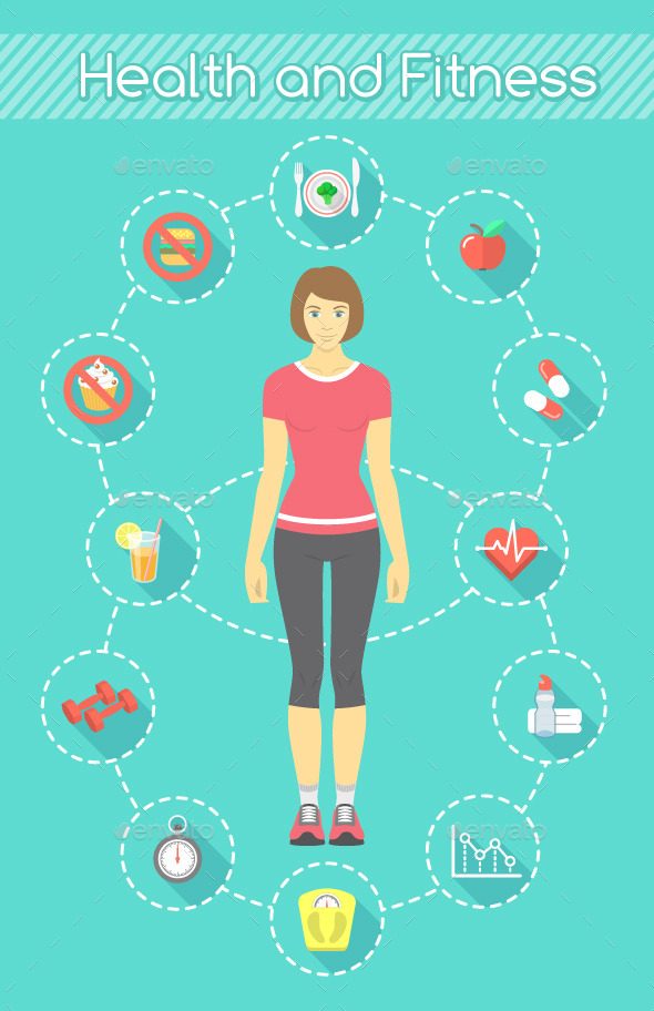 GraphicRiver Health and Fitness Concept 10655804 GraphicRiver Health and Fitness Concept 10655804