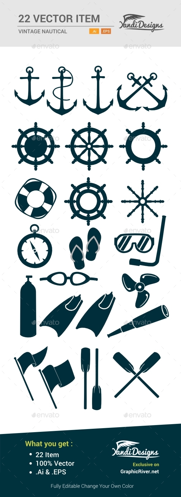 GraphicRiver Vintage Nautical Item 10656680 GraphicRiver Vintage Nautical Item 10656680