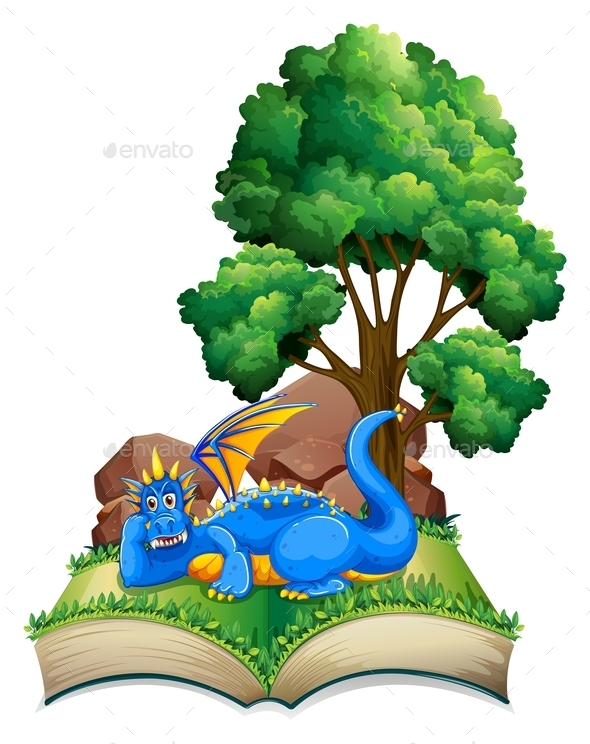 GraphicRiver Dragon Book 10657751 GraphicRiver Dragon Book 10657751