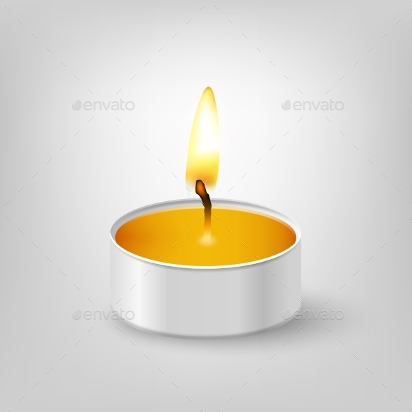 GraphicRiver Tealight Candle 10658049 GraphicRiver Tealight Candle 10658049