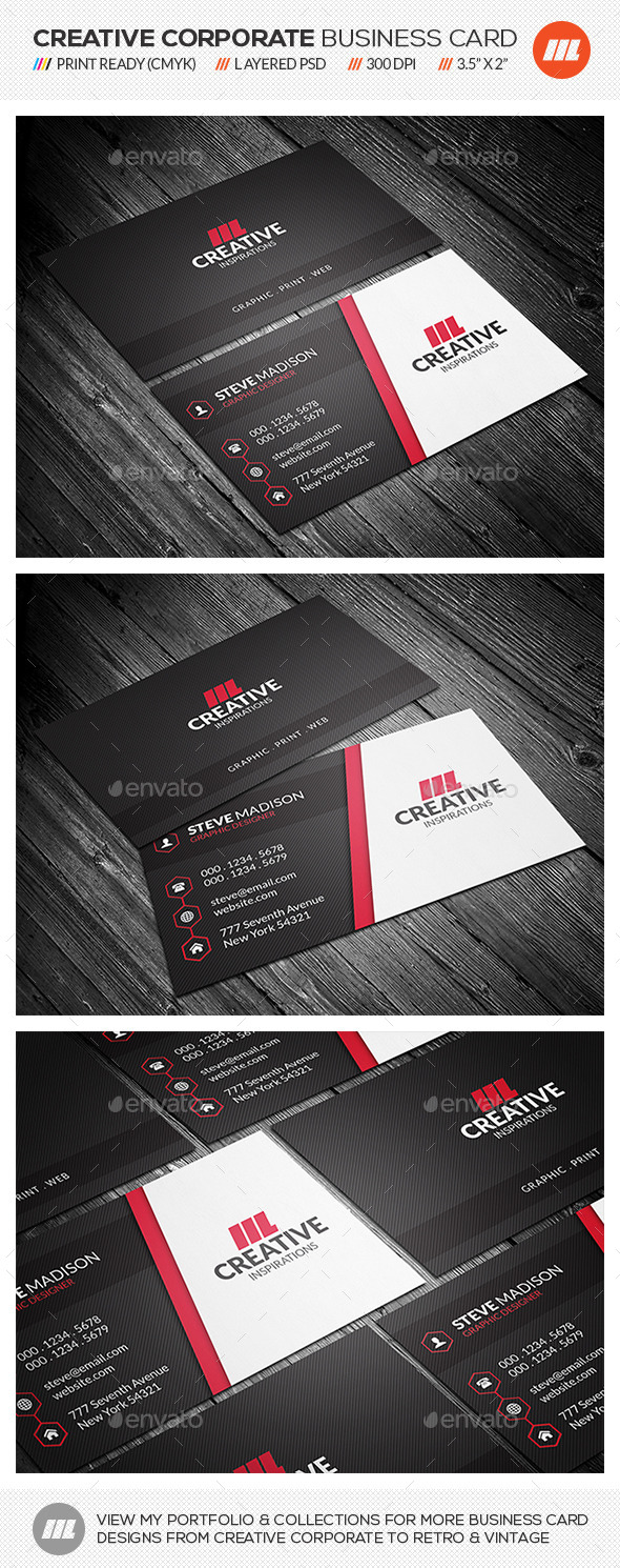 GraphicRiver Modern Corporate Business Card 10658272 GraphicRiver Modern Corporate Business Card 10658272