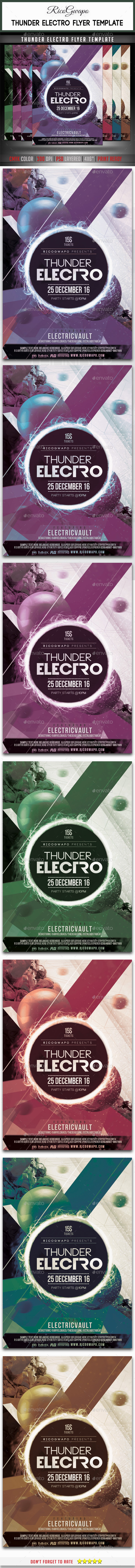 GraphicRiver Thunder Electro Flyer Template 10659164 GraphicRiver Thunder Electro Flyer Template 10659164