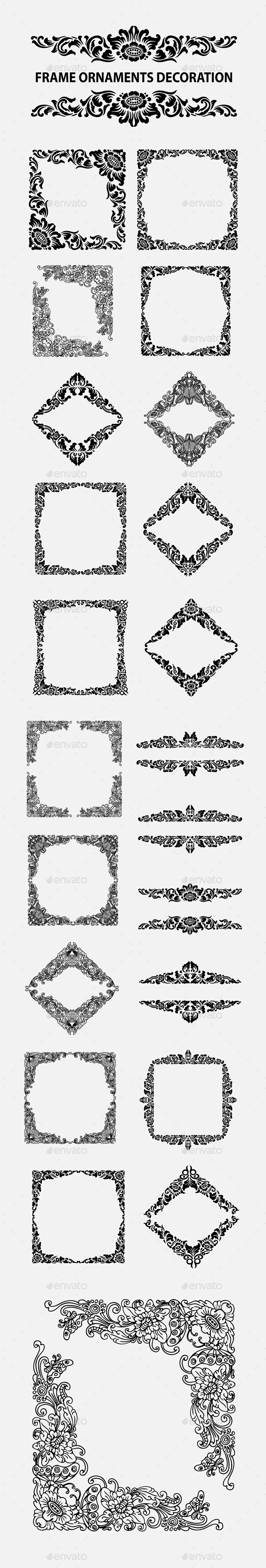 GraphicRiver Frame Ornaments Decoration 10661391 GraphicRiver Frame Ornaments Decoration 10661391