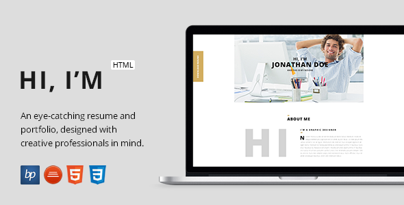 ThemeForest Hi I m and this is my Resume and Portfolio 10661417 ThemeForest Hi I m and this is my Resume and Portfolio 10661417