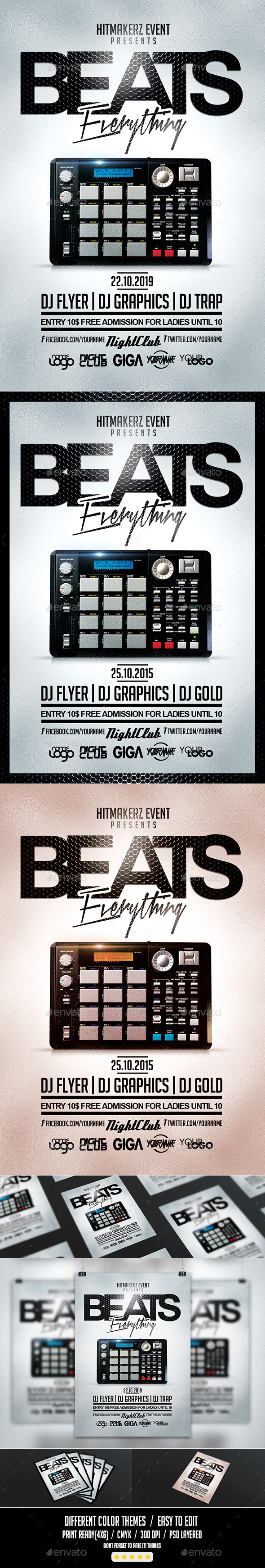 GraphicRiver Beats Everything Flyer PSD Template 10663532 GraphicRiver Beats Everything Flyer PSD Template 10663532