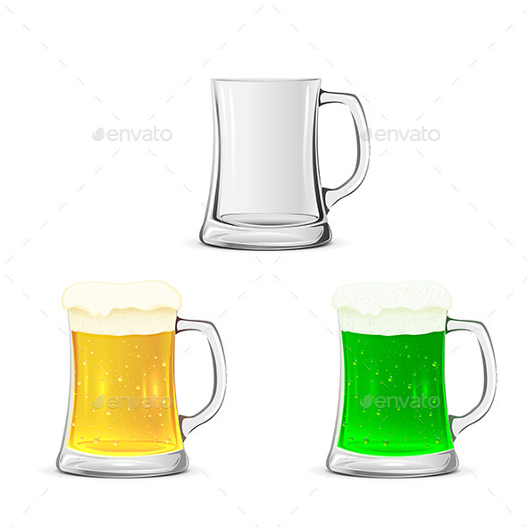 GraphicRiver Mugs of Beer 10663926 GraphicRiver Mugs of Beer 10663926