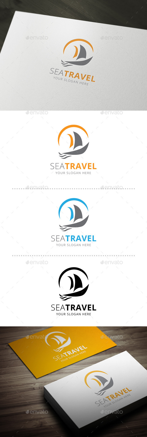 GraphicRiver Sea Travel Logo Template 10664018 GraphicRiver Sea Travel Logo Template 10664018