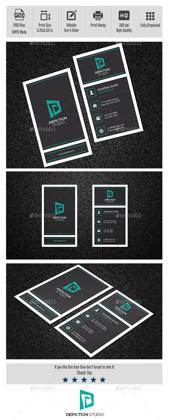 GraphicRiver Creative Business Card-001 10664170 GraphicRiver Creative Business Card-001 10664170