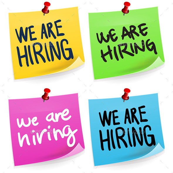 GraphicRiver We are Hiring Sticky Note 10665106 GraphicRiver We are Hiring Sticky Note 10665106