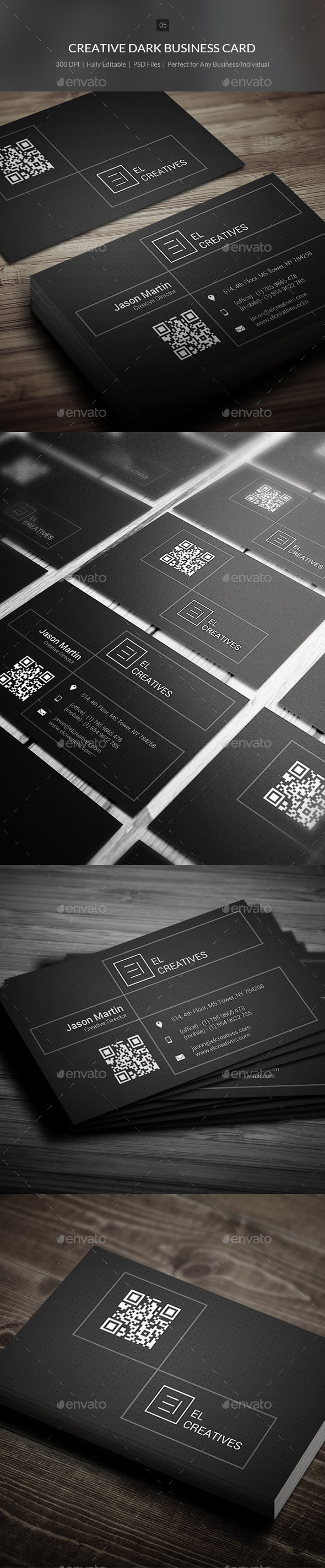 GraphicRiver Creative Dark Business Card 05 10665756 GraphicRiver Creative Dark Business Card 05 10665756