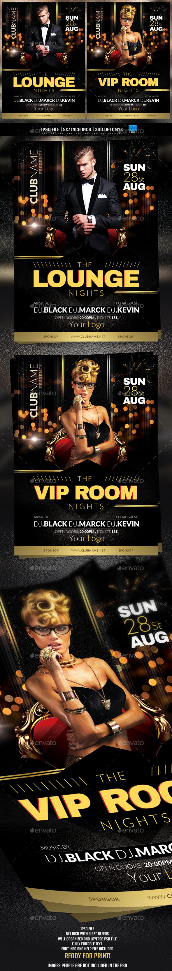 GraphicRiver Lounge Nights Flyer Template 10665854 GraphicRiver Lounge Nights Flyer Template 10665854