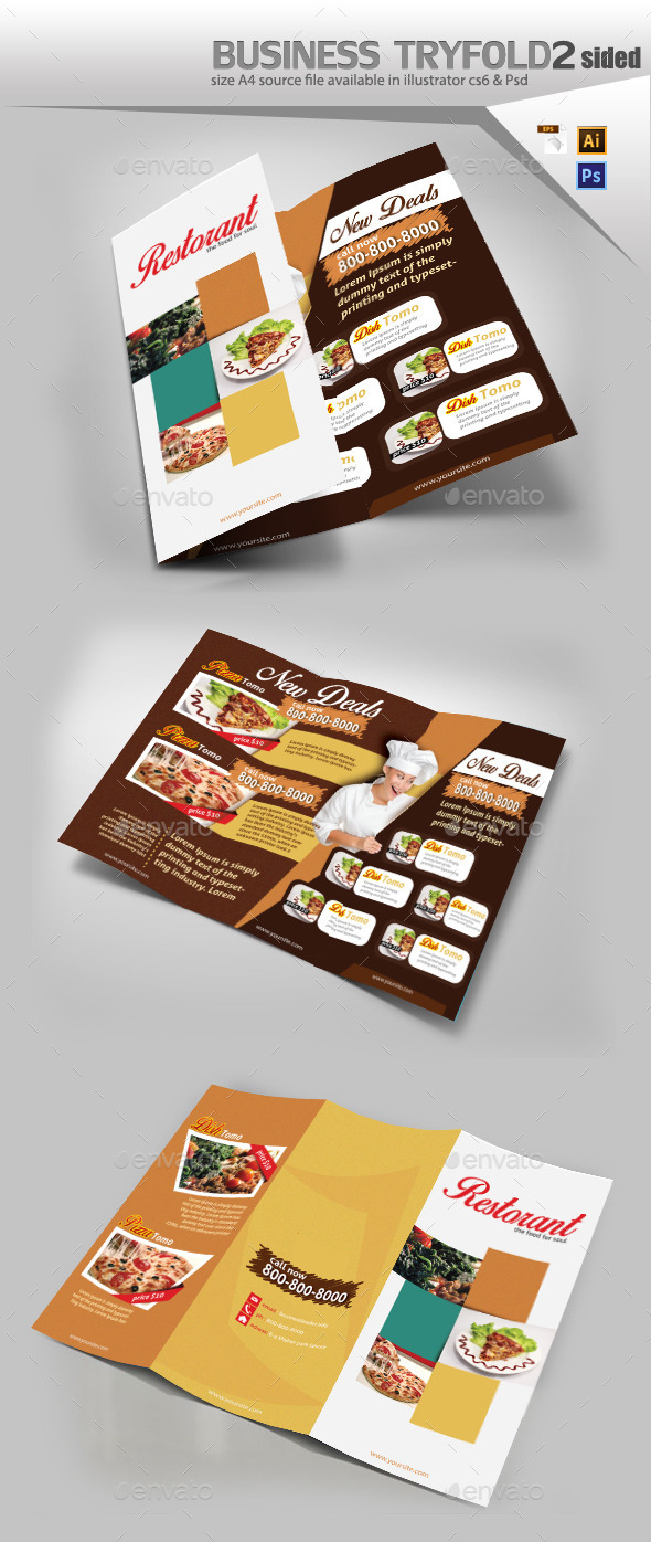 GraphicRiver Restaurant Menu Design 10666229 GraphicRiver Restaurant Menu Design 10666229