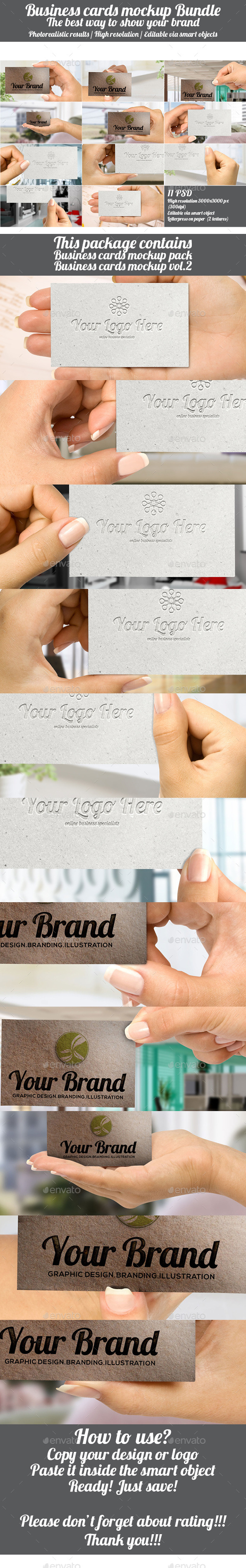 GraphicRiver Business Cards Mockup Bundle 10668716 GraphicRiver Business Cards Mockup Bundle 10668716
