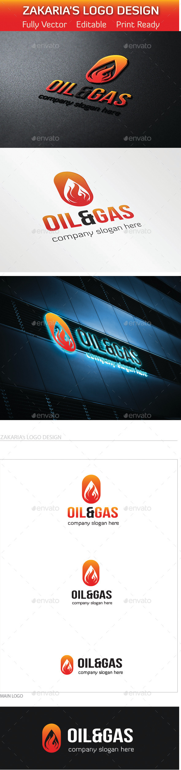GraphicRiver Oil And Gas Logo 10669016 GraphicRiver Oil And Gas Logo 10669016