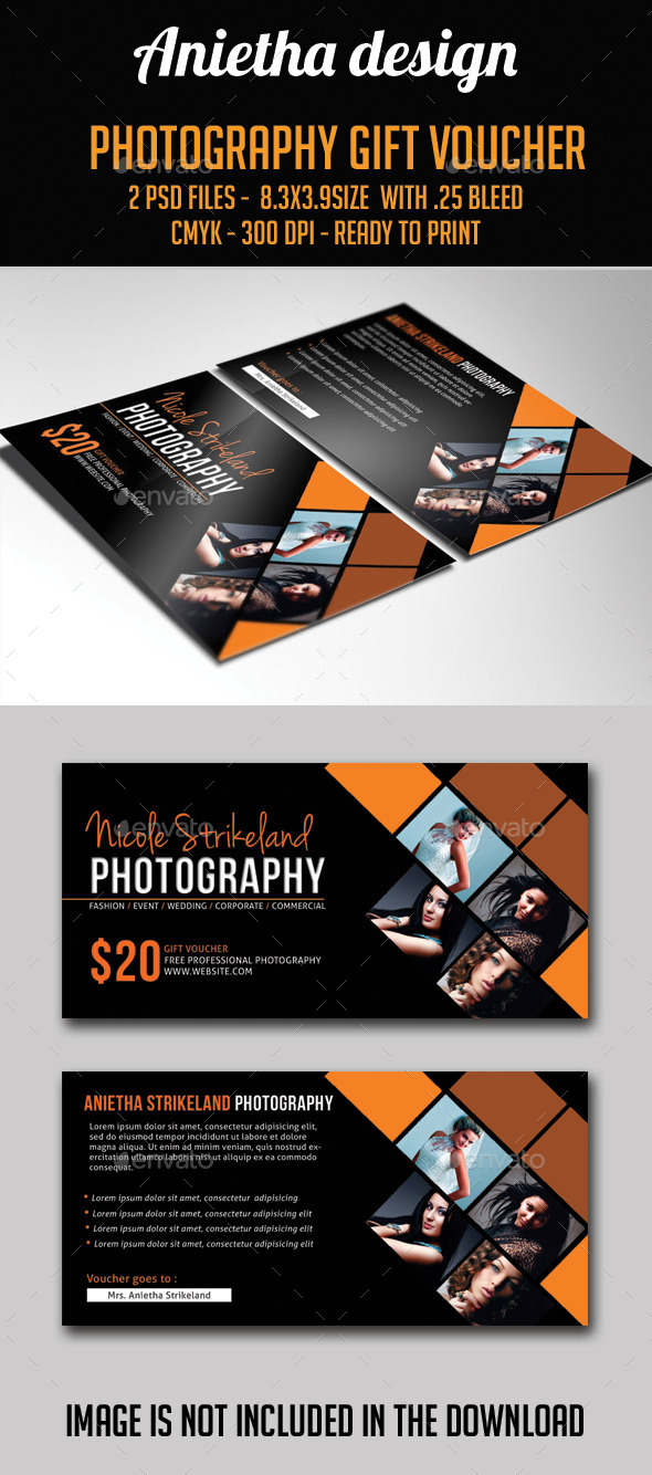 GraphicRiver Photography Gift Voucher 10547343 GraphicRiver Photography Gift Voucher 10547343