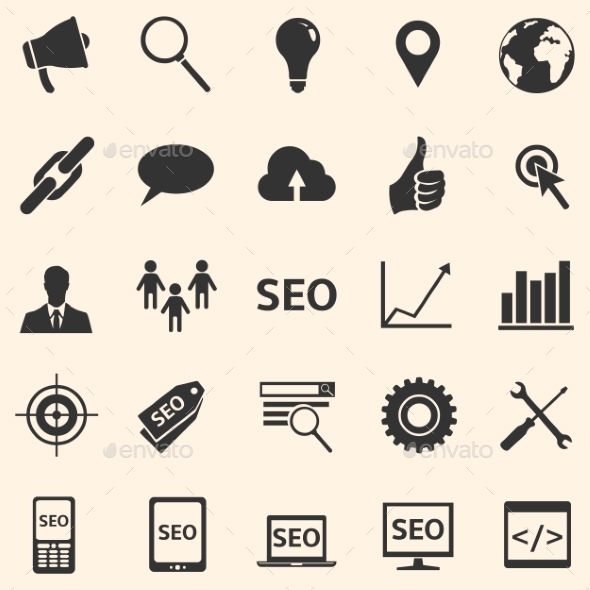 GraphicRiver Vector Set of SEO Icons 10669915 GraphicRiver Vector Set of SEO Icons 10669915