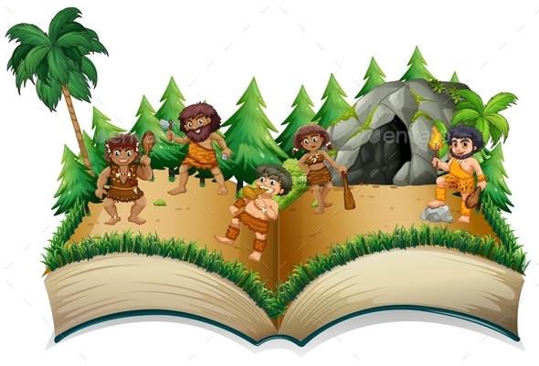 GraphicRiver Caveman Book 10670003 GraphicRiver Caveman Book 10670003