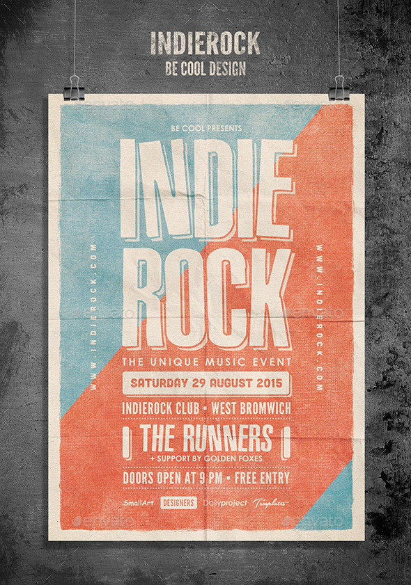 GraphicRiver Indie Flyer Poster 10670557 GraphicRiver Indie Flyer Poster 10670557