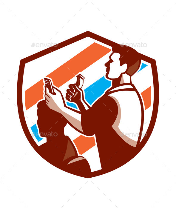 GraphicRiver Barber Scissors Comb Cutting Shield Retro 10671135 GraphicRiver Barber Scissors Comb Cutting Shield Retro 10671135
