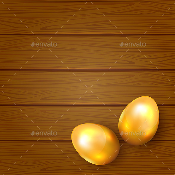 GraphicRiver Two Golden Easter Eggs 10673718 GraphicRiver Two Golden Easter Eggs 10673718