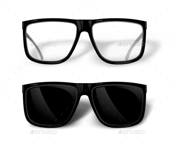 GraphicRiver Black Glasses 10673878 GraphicRiver Black Glasses 10673878