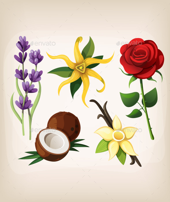 GraphicRiver Colorful Vector Flowers 10674868 GraphicRiver Colorful Vector Flowers 10674868