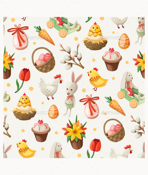 GraphicRiver Easter Elements and Characters 10675399 GraphicRiver Easter Elements and Characters 10675399