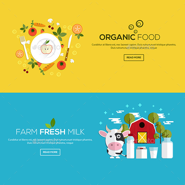 GraphicRiver Flat Designed Banners 10675410 GraphicRiver Flat Designed Banners 10675410