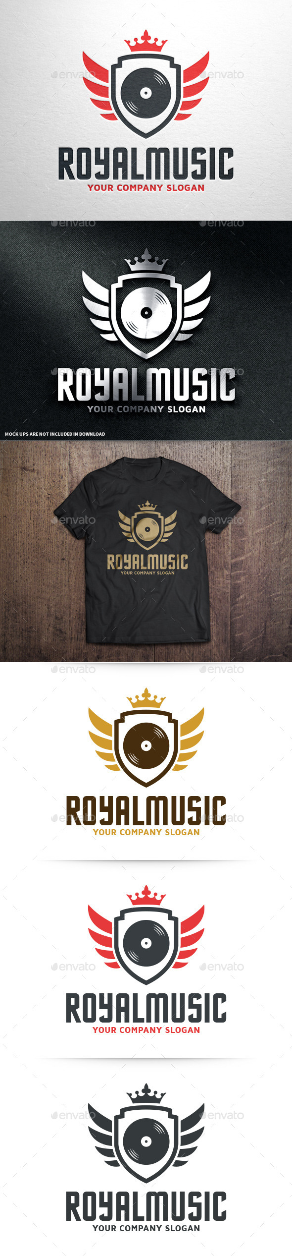GraphicRiver Royal Music Logo Template 10677888 GraphicRiver Royal Music Logo Template 10677888