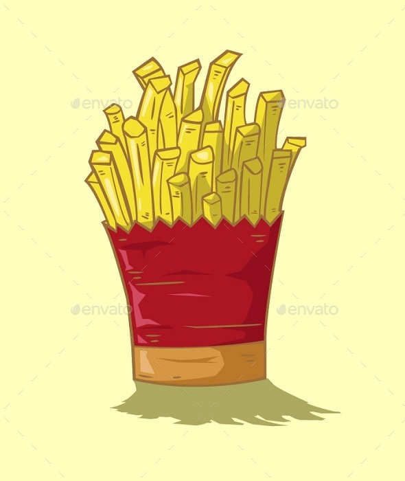 GraphicRiver French Fries Vector 10678136 GraphicRiver French Fries Vector 10678136