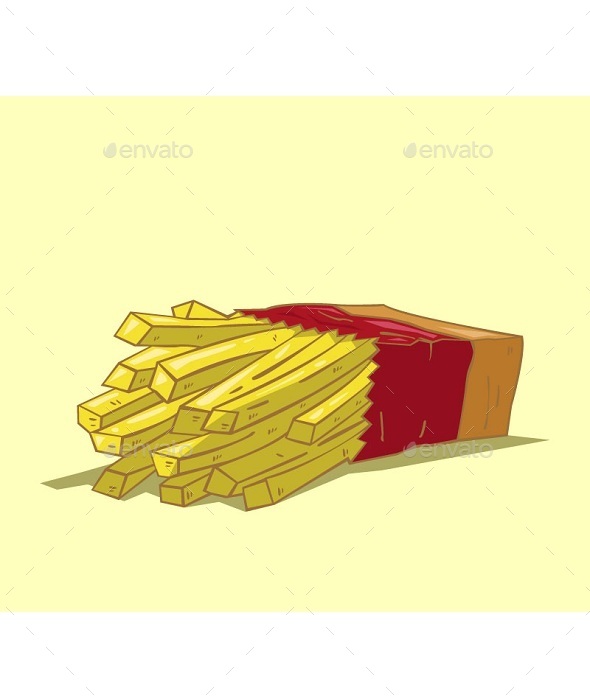 GraphicRiver French Fries Vector 10678243 GraphicRiver French Fries Vector 10678243