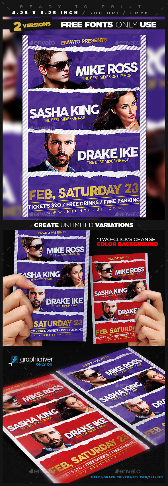 GraphicRiver Artist Event Music Flyer 10678475 GraphicRiver Artist Event Music Flyer 10678475