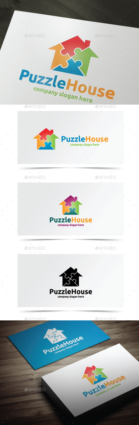 GraphicRiver Puzzle House 10678672 GraphicRiver Puzzle House 10678672