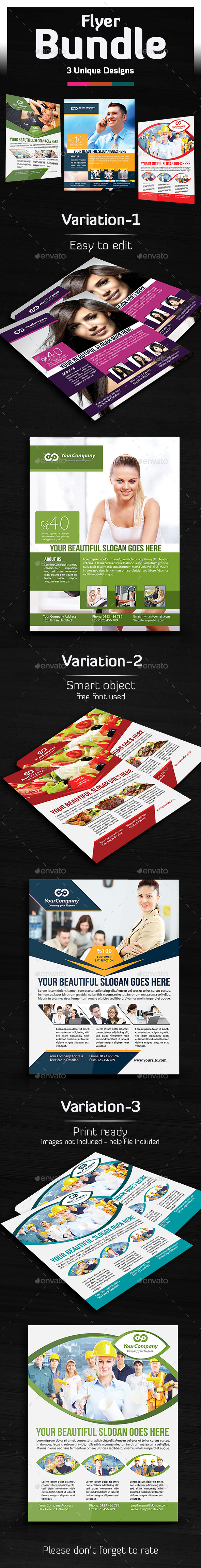 GraphicRiver Flyer Bundle 10679180 GraphicRiver Flyer Bundle 10679180