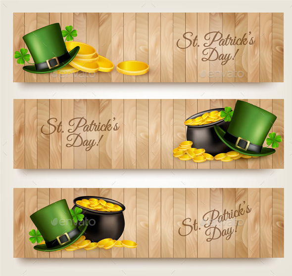 GraphicRiver Three Saint Patricks Day 10679941 GraphicRiver Three Saint Patricks Day 10679941
