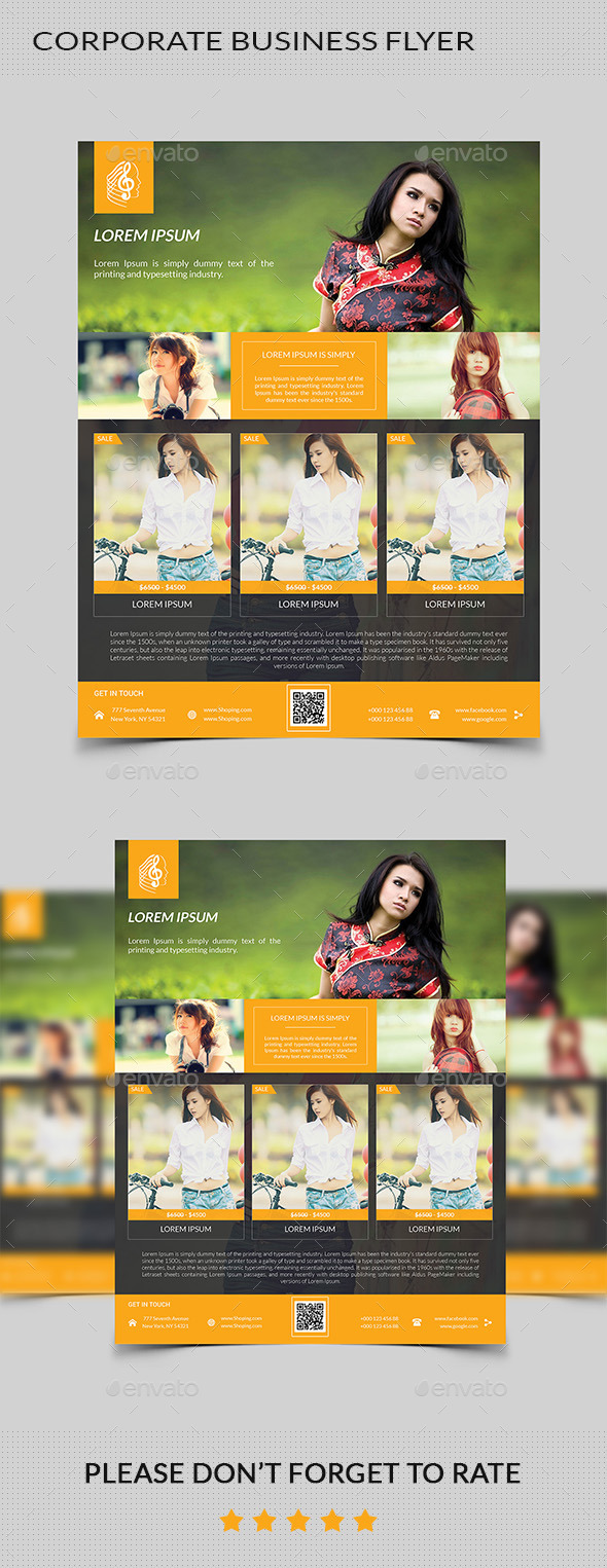 GraphicRiver Corporate Business Flyer 10680180 GraphicRiver Corporate Business Flyer 10680180