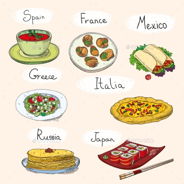 GraphicRiver Restaurant Foods 10680832 GraphicRiver Restaurant Foods 10680832
